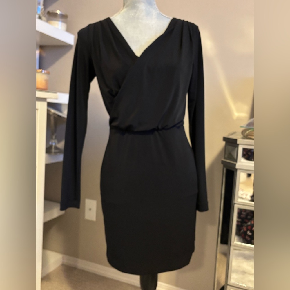 BCBGeneration Black Midi Dress